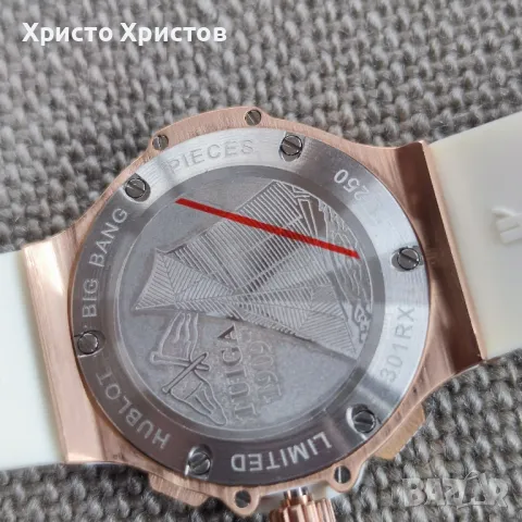 HUBLOT Дамски луксозен часовник HUBLOT BIG BANG LIMITED EDITION 301RX TUIGA 1909, снимка 5 - Дамски - 47520638