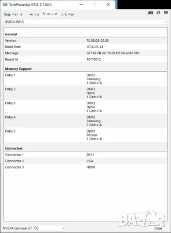  Видео карта NVidia GeForce Asus GT730 HDMI 2048MB GDDR3 128bit PCI-E, снимка 12 - Видеокарти - 47160784