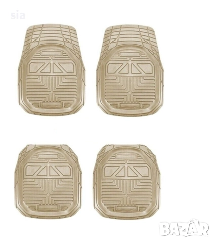 Гумени стелки универсални тип леген, бежави