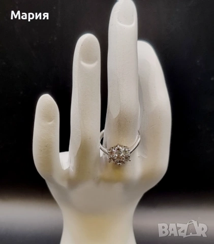 СРЕБЪРЕН ПРЪСТЕН , снимка 4 - Пръстени - 53565008