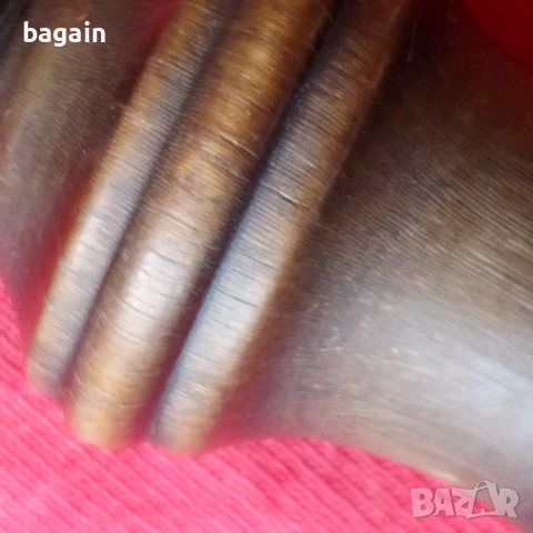 Рог на носорог. Дръжка., снимка 2 - Антикварни и старинни предмети - 52604302