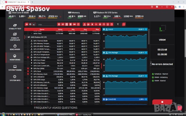 Sapphire AMD Radeon RX 570 Nitro+ видеокарта (gpu), снимка 5 - Видеокарти - 53850153