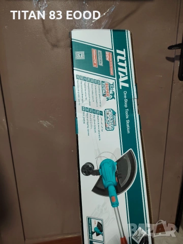 Акумулаторен тример за трева TOTAL, 20 V, 2 Ah, снимка 3 - Градинска техника - 54217904