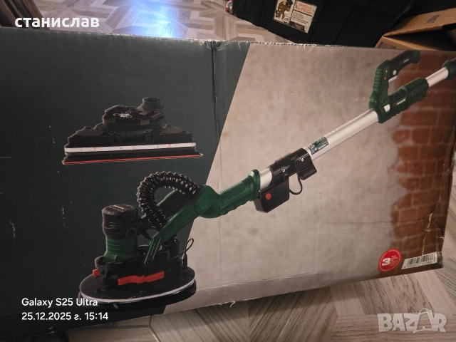 шлайф машина за стени и тавани 