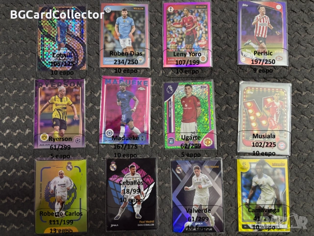 Продавам спортни карти Topps Panini Daka , снимка 3 - Фен артикули - 53642245