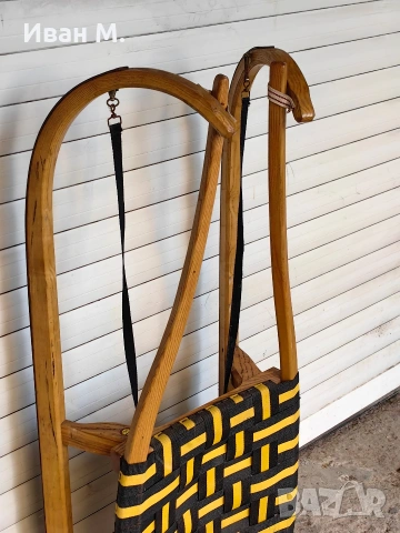 страхотна дървена шейна , снимка 3 - Антикварни и старинни предмети - 53828614