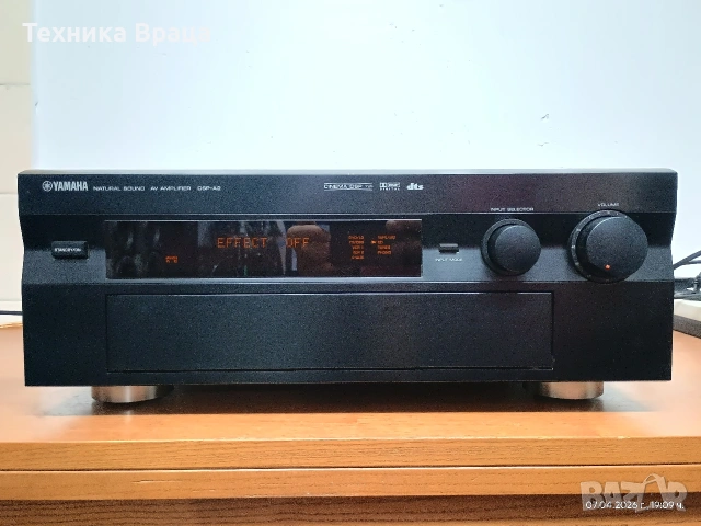 Yamaha DSP-A2. Мощен висококачествен A/V ресивър. 19.5кг. Перфектен! , снимка 3 - Ресийвъри, усилватели, смесителни пултове - 54131308