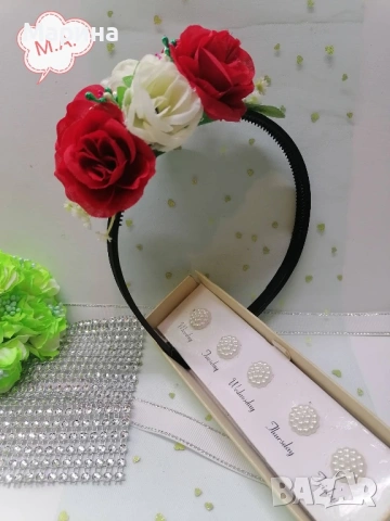 Китка за глава ,вариант 27, снимка 2 - Аксесоари за коса - 53713766