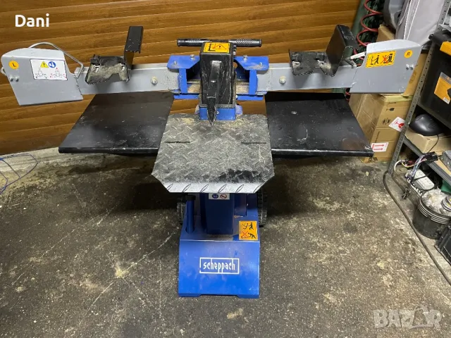 Хидравлична цепачка за дърва Scheppach 8t,380V., снимка 2 - Други машини и части - 49392653