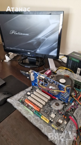 AGP видеокарта GF7600GS 256MB DDR2 128bit Asus , снимка 2 - Видеокарти - 51690679