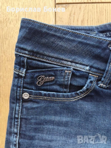 Дамски дънки G-Star 3301 Lynn Bootcut, ЧИСТО НОВИ, тъмно изпрани, снимка 4 - Дънки - 53845657
