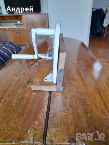 Стар уред за рязане на хляб,колбаси,резачка #4, снимка 5 - Антикварни и старинни предмети - 49730097