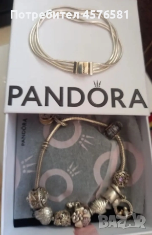 оригинални сребърни гривни Пандора, снимка 1