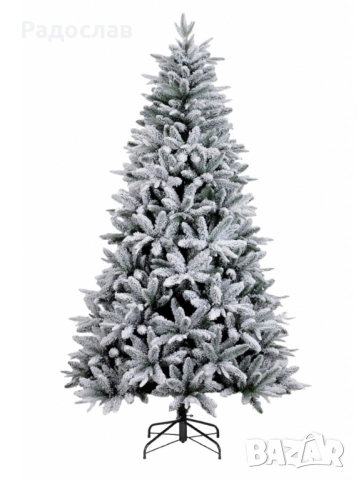 Изкуствена елха K r i n g Melbourne, Цялата заснежена с метална стойка., снимка 2 - Декорация за дома - 52336533