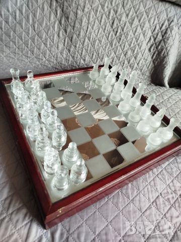 Стъклен шах , снимка 10 - Шах и табла - 45510238