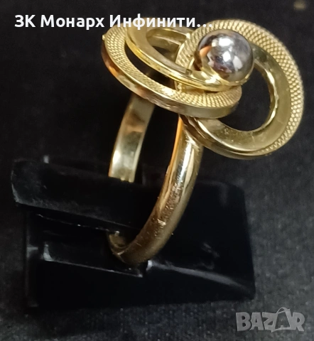 Златен пръстен/585/, снимка 2 - Пръстени - 53774425