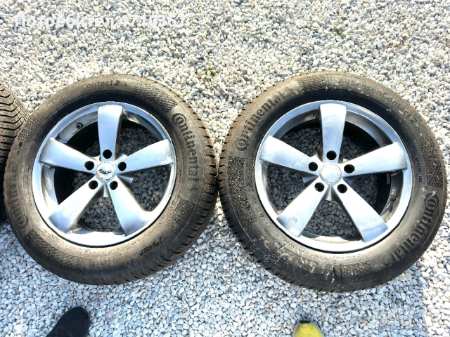 Всесезонни гуми Continental 225/65/17 дот1924, с джанти за RAV 4, снимка 6 - Гуми и джанти - 53843529