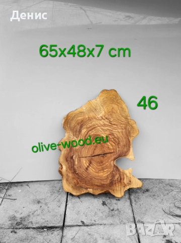 Шайби от вековни маслинови дървета (olive wood slabs), снимка 11 - Декорация за дома - 42652069