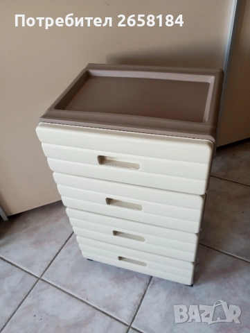 Скрин с 4, 5 или 6 чекмеджета, цвят капучино, крем, снимка 11 - Шкафове - 51687061