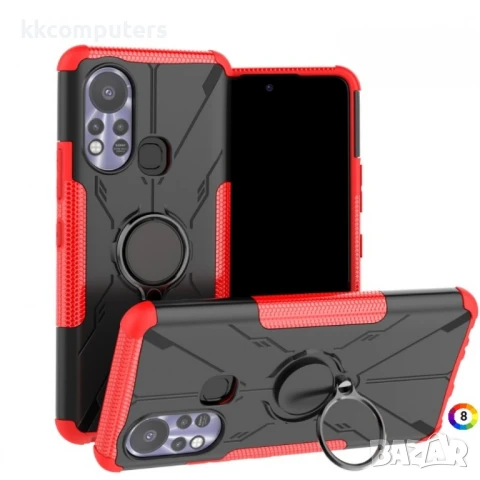 Infinix Hot 11S Удароустойчив Ring Holder Калъф и Протектор, снимка 8 - Калъфи, кейсове - 51274182