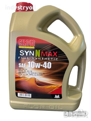 10w40 синтетични масло за леки автомобили 5л., снимка 1 - Части - 45371816