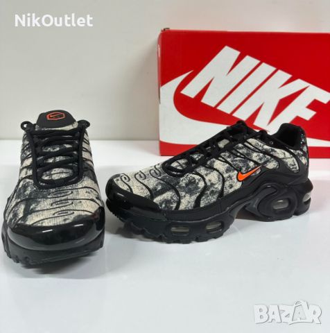 Nike Air Max Plus TN Black Orange Camo, снимка 3 - Маратонки - 45751239