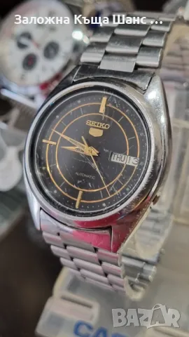 Vintage ръчен часовник Seiko 5  Япония , снимка 4 - Мъжки - 47250553