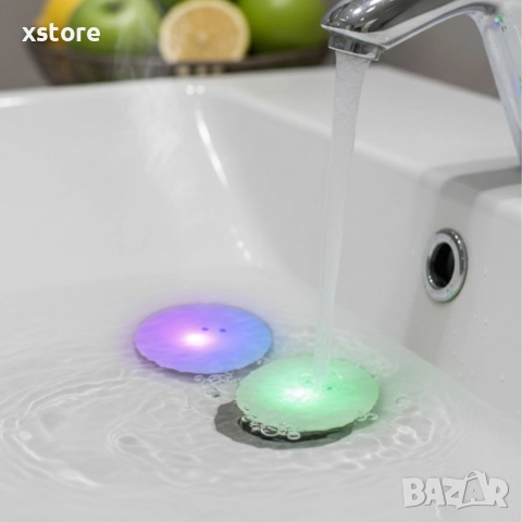 Дренажен капак с аромат и LED светлина, снимка 2 - Други стоки за дома - 52697738