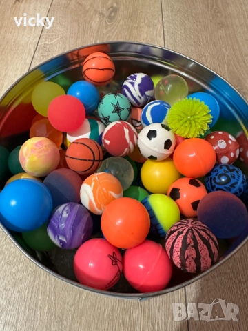 Подскачащи гумени топчета, силиконови топчета за вендинг машина, снимка 2 - Детски топки - 52846340
