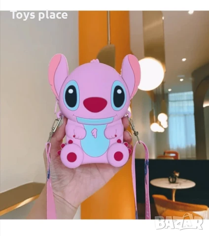 Мека силиконова чанта Лило и Стич Lilo and Stitch , снимка 3 - Детски портмонета - 50658114