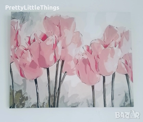 Картина Лалета рисувана по номера