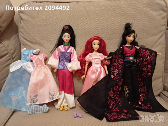 Лот кукли Barbie, Disney, Monster High