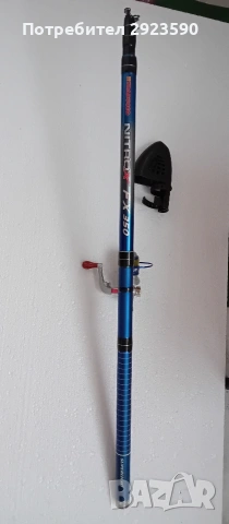 .Пръчка за перо с малка макара, снимка 4 - Въдици - 53067262