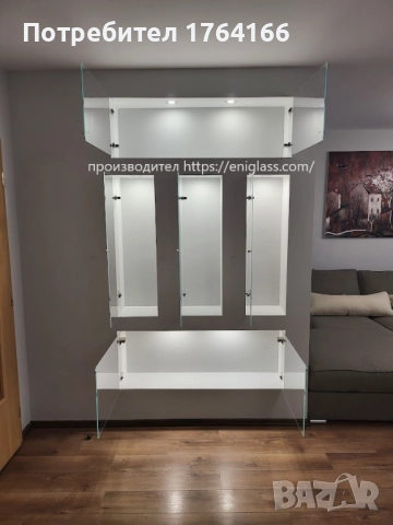 Мебели от стъкло, снимка 2 - Витрини - 52388670