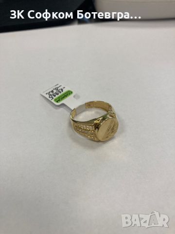 Златен мъжки пръстен 14к, снимка 1 - Пръстени - 45694980