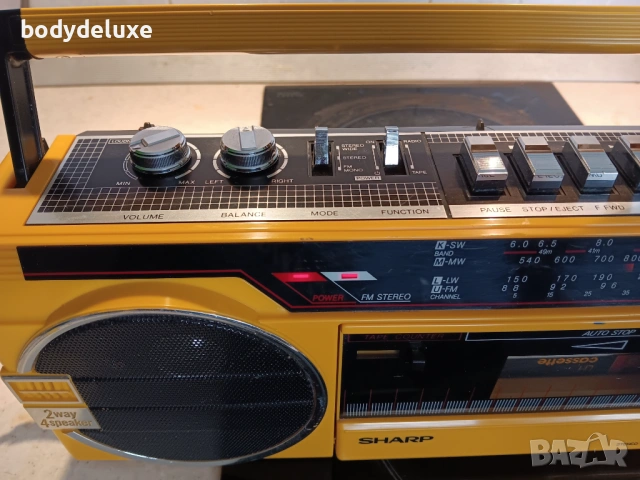 SHARP QT27 радиокасетофон, снимка 5 - Радиокасетофони, транзистори - 53334764