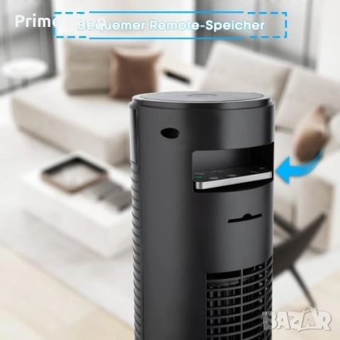 Вентилатор тип кула PureMate 97 см, 45W, Дистанционно управление, снимка 10 - Вентилатори - 53863694