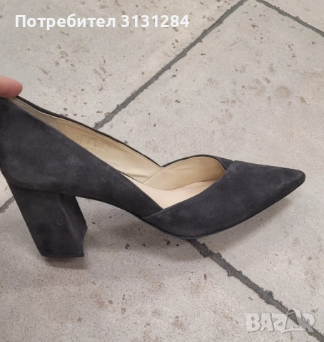 Hogl елегантни женски обувки на ток натурален велур р. 40,5 Австрия , снимка 13 - Дамски обувки на ток - 51498810