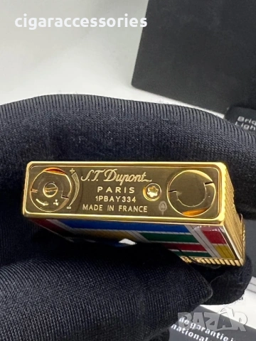 S.T. Dupont Ligne 2 Casablanca – запалка с 2 пламъка, пълен комплект, снимка 2 - Запалки - 53948518
