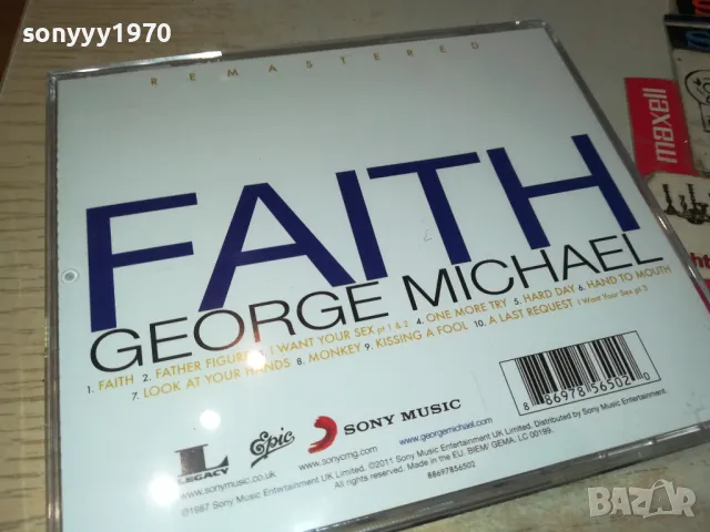 GEORGE MICHAEL FAITH CD 1303250842, снимка 10 - CD дискове - 49474313