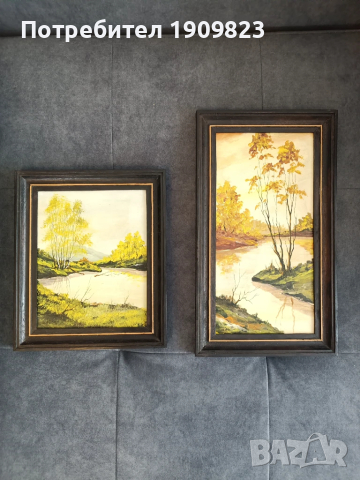 Две стари картини , снимка 1