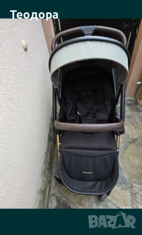 Комбинирана количка 2 в 1 KikkaBoo - Lanah, Army Green, снимка 4 - Детски колички - 49927667