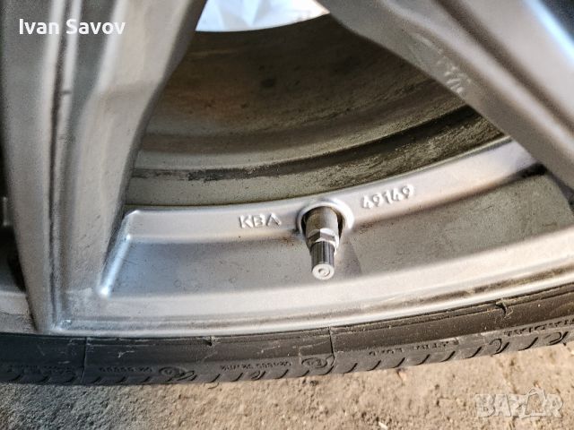 Джанти БМВ Borbet 17 с зимни гуми Bridgestone, снимка 5 - Гуми и джанти - 45700616