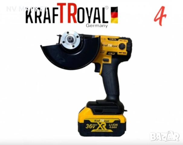 5в1 универсален комплект KraftRoyal с 5 приставки: винтоверт, гайковерт-импакт, перфоратор,водоструй, снимка 2 - Куфари с инструменти - 53836573