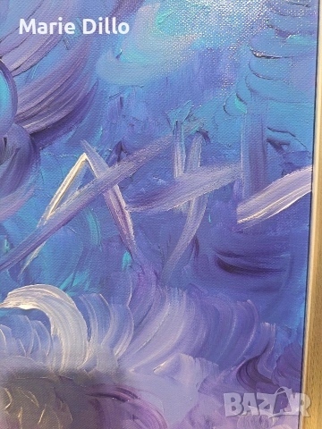 Авторска картина масло върху платно, снимка 4 - Картини - 53950270