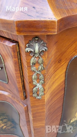 Италианско бароково шкафче 0165, снимка 2 - Шкафове - 51215912