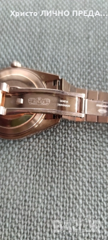 Новогодишна промоция!Rolex Day-Date Oyster 40 mm Everose gold 228235 UNISEX, снимка 15 - Мъжки - 52899781