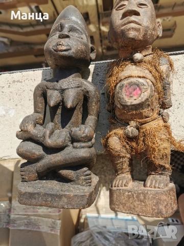 Автентични Африкански статуетки, снимка 3 - Антикварни и старинни предмети - 53859291