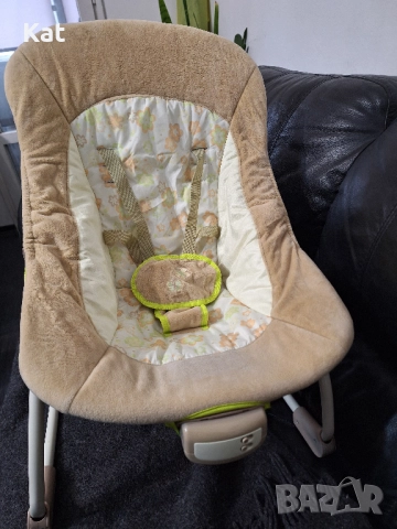 Бебешки шезлонг cangaroo с вибрация и мелодия, снимка 2 - Детски шезлонги - 52581245