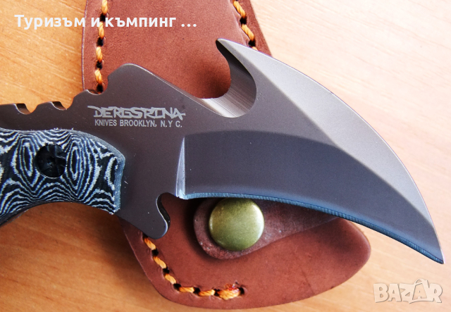Карамбит с фиксирано острие Fox Knives Deregspina, снимка 3 - Ножове - 45040619